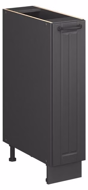 Armadio cucina dispensa alto Vicco Fame-Line Grigio scuro/Antracite 20 cm senza piano di lavoro, Model 61678