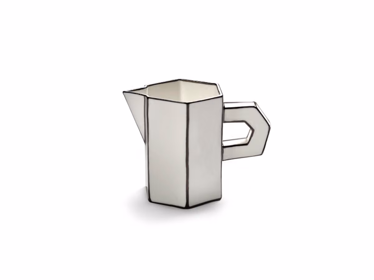 Carte Blanche Caraffa White/Black