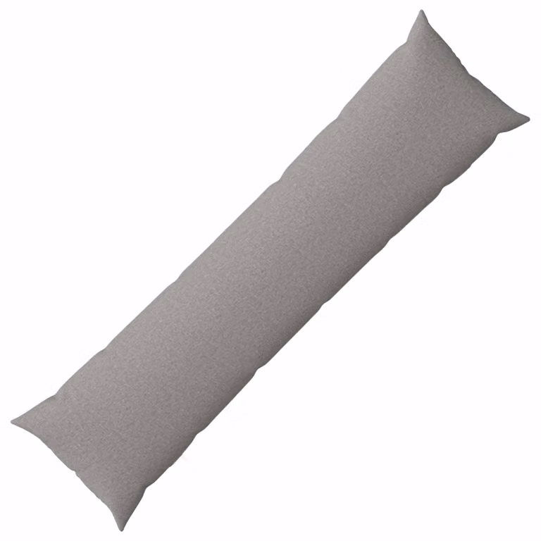 Cuscino vidaXL HEERLEN Grigio, L 145 x P 40 cm, in tessuto lavabile con rivestimento rimovibile