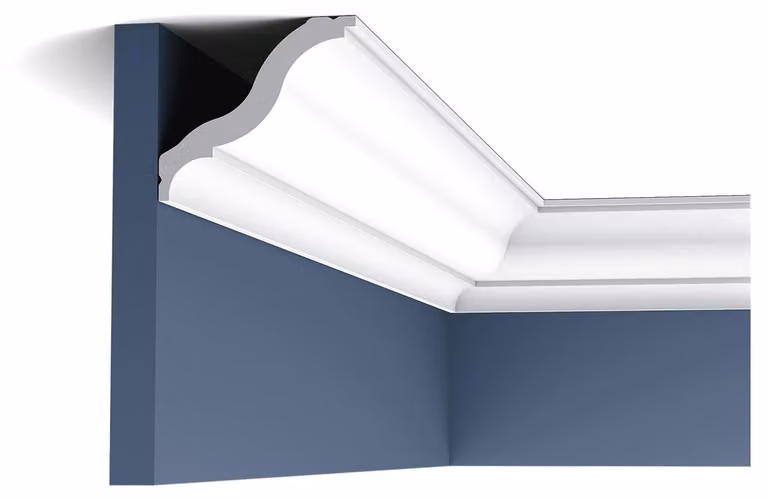 Orac Decor CB503N BASIXX Profilo decorativo per stucco Modanatura d'angolo per pareti/soffitti | 2 m