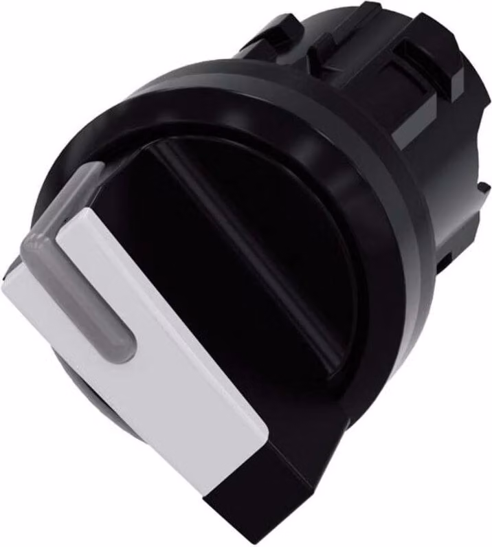 Interruttore rotante Siemens anello anteriore plastica nero, bianco 1 x 45° SIRIUS ACT 3SU1002-2BC60-0AA0 1 pz