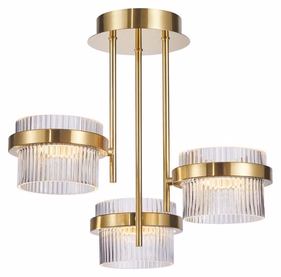 Lampada da soffitto LED 24W TIARA PND-77362-3-24W-GD Italux