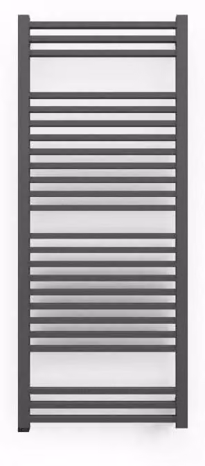 Riscaldatore elettrico da bagno a pannello radiante Kronenbach Cube E, dimensioni 60 x 151 cm, elemento riscaldante posizionato a sinistra