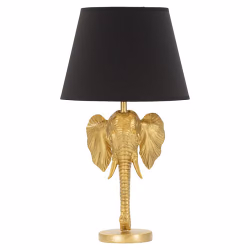Moderna lampada da tavolo ELEFANTE in metallo CM Ø 32X59 Mauro Ferretti