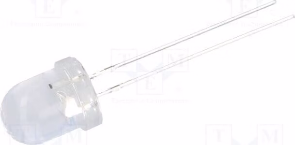 2x LED OSO5PA8131A-12V, diodi LED a montaggio su circuito stampato (THT), 8mm x 8mm, colore arancione, 2500÷3500 mcd, angolo di emissione 30°