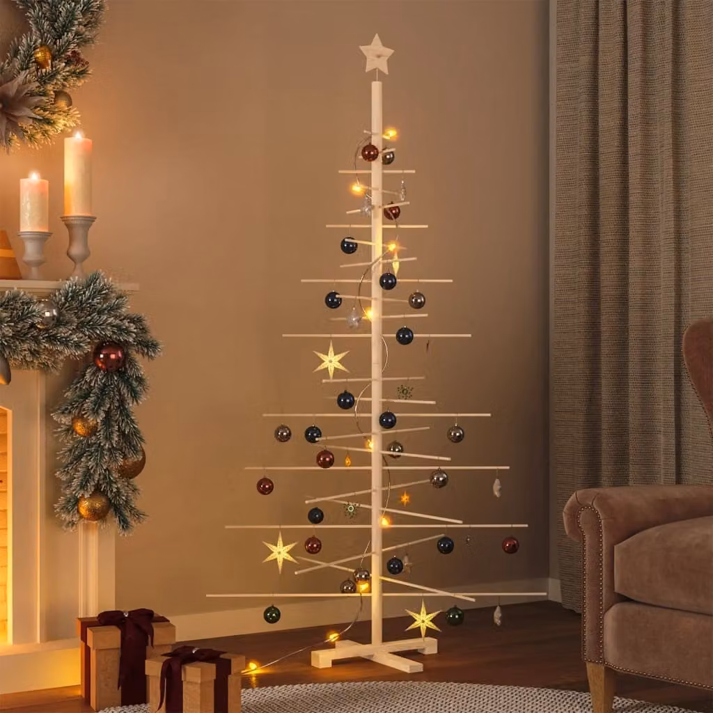 Maison Exclusive - Albero di Natale in legno da decorare 180 cm in legno massello di pino