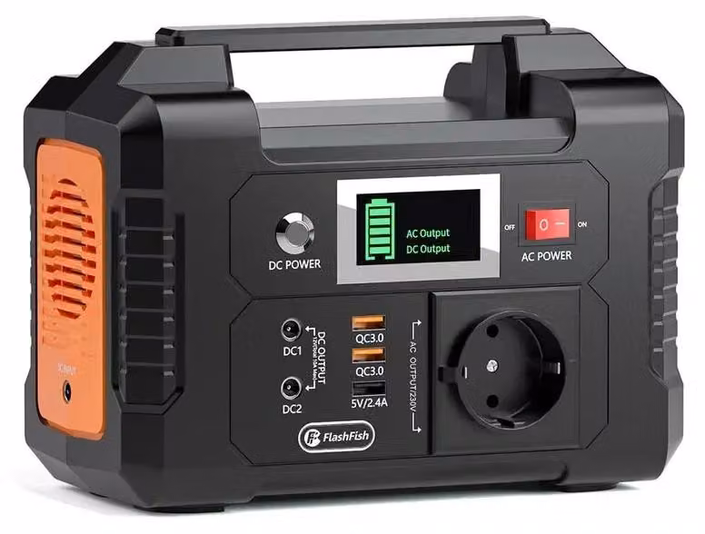 Centralina portatile – Modello E200 – 200W, 151Wh, 40800mAh – Uscita 230V AC – DC 9–12V, 10A – Alimentazione di emergenza per campeggio, camper, attività all'aperto