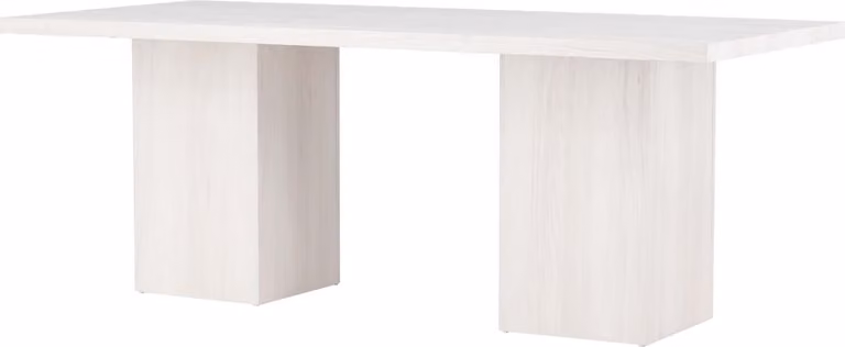 FURNLUX Tavolo da pranzo Olga Beige 90cm / Hauptfarbe: Beige / Dimensioni: 90 x 200 x 75 cm