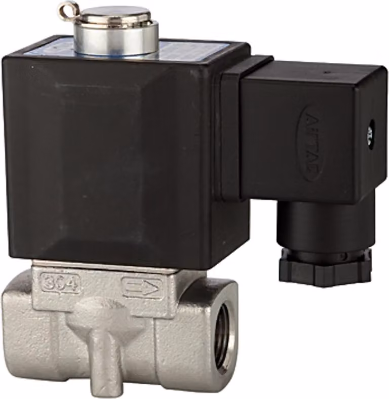 Riegler 2/2 vie MV, ES, NO, diretto, 230 V, 50 Hz, G 1/2, PN 0-7 bar
