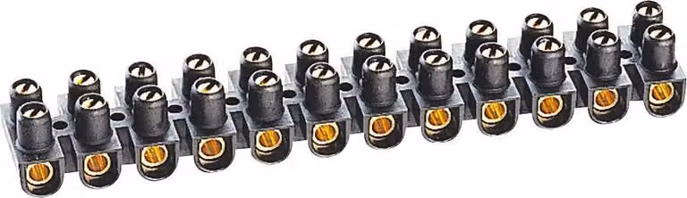 Fermaglio per capelli 2 x 12 Nylbloc Nero 25