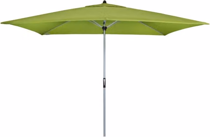 Ombrello con asta centrale a manovella con inclinazione automatica Doppler ACTIVE 200 x 300 cm verde