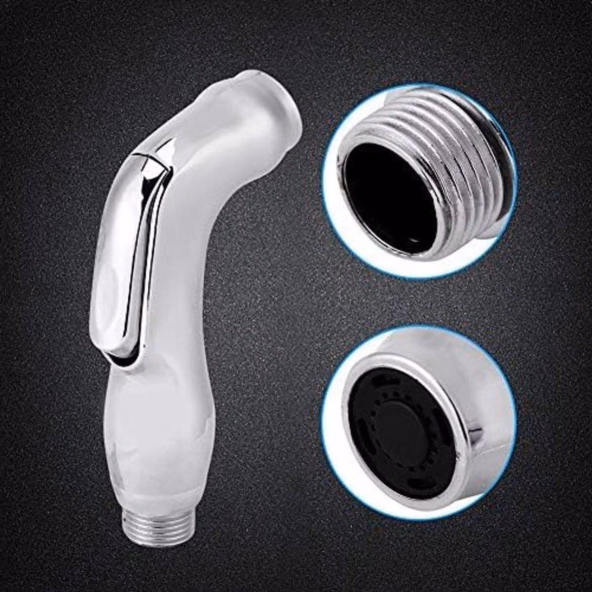 Spruzzatore bidet portatile da usare con una mano, ideale per l'igiene personale, con soffione in plastica ABS, perfetto per l'uso in bagno e per la pulizia
