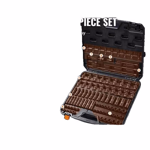 Set di cacciaviti a percussione, acciaio legato resistente, compatibilità versatile, Cr-Mo 90 pezzi