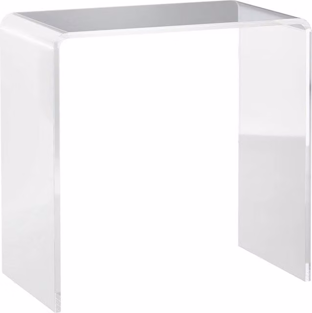 Tavolino da Salotto Xylo in Acrilico Trasparente L/P/H: 53.5 x 30.5 x 53.5 cm