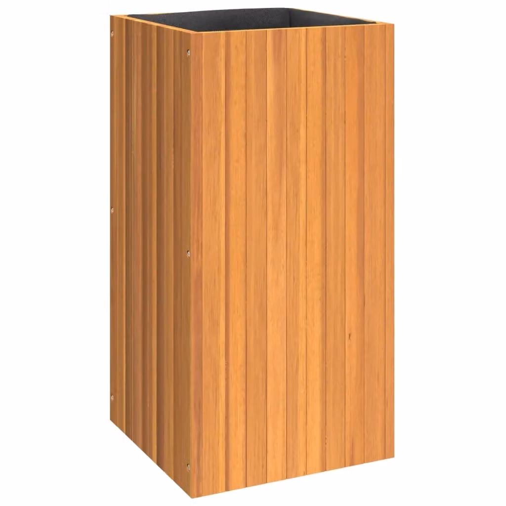 Fioriera da giardino vidaXL in legno di acacia marrone L/P/H: 45 x 45 x 90 cm – 2