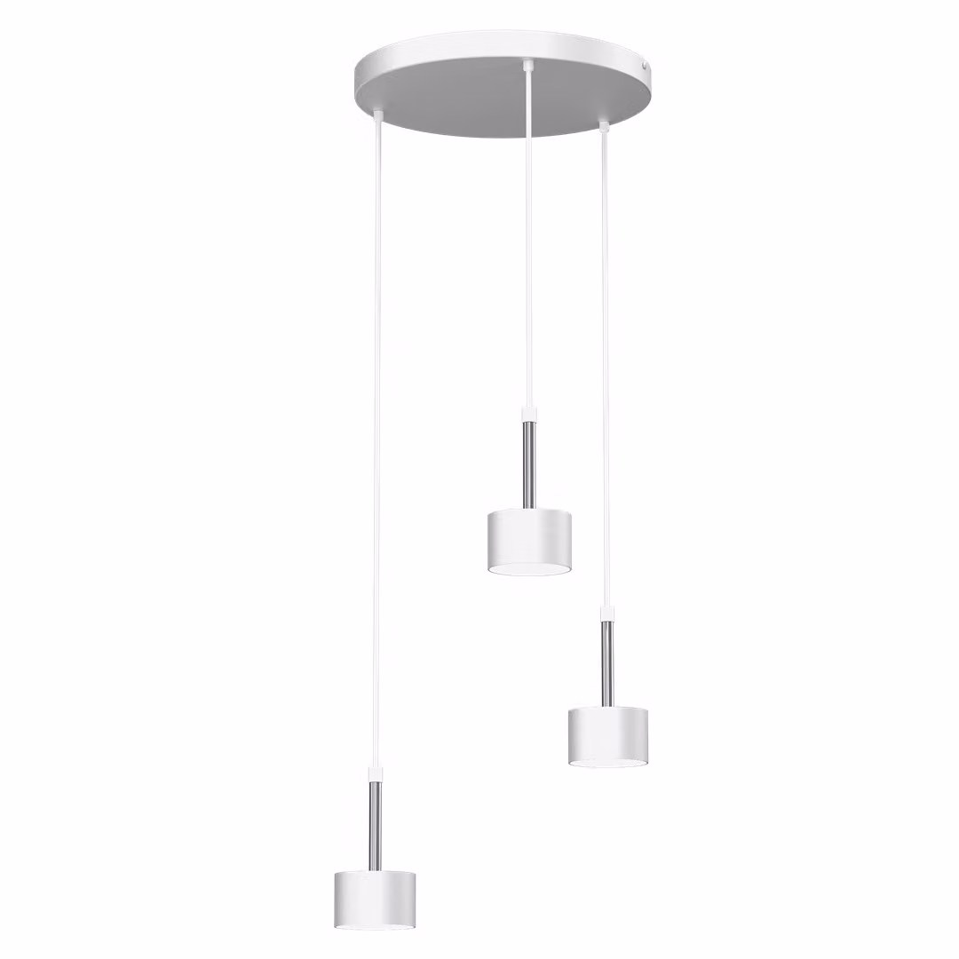 Milagro ARENA lampadario a sospensione MLP7780 bianco / argento
