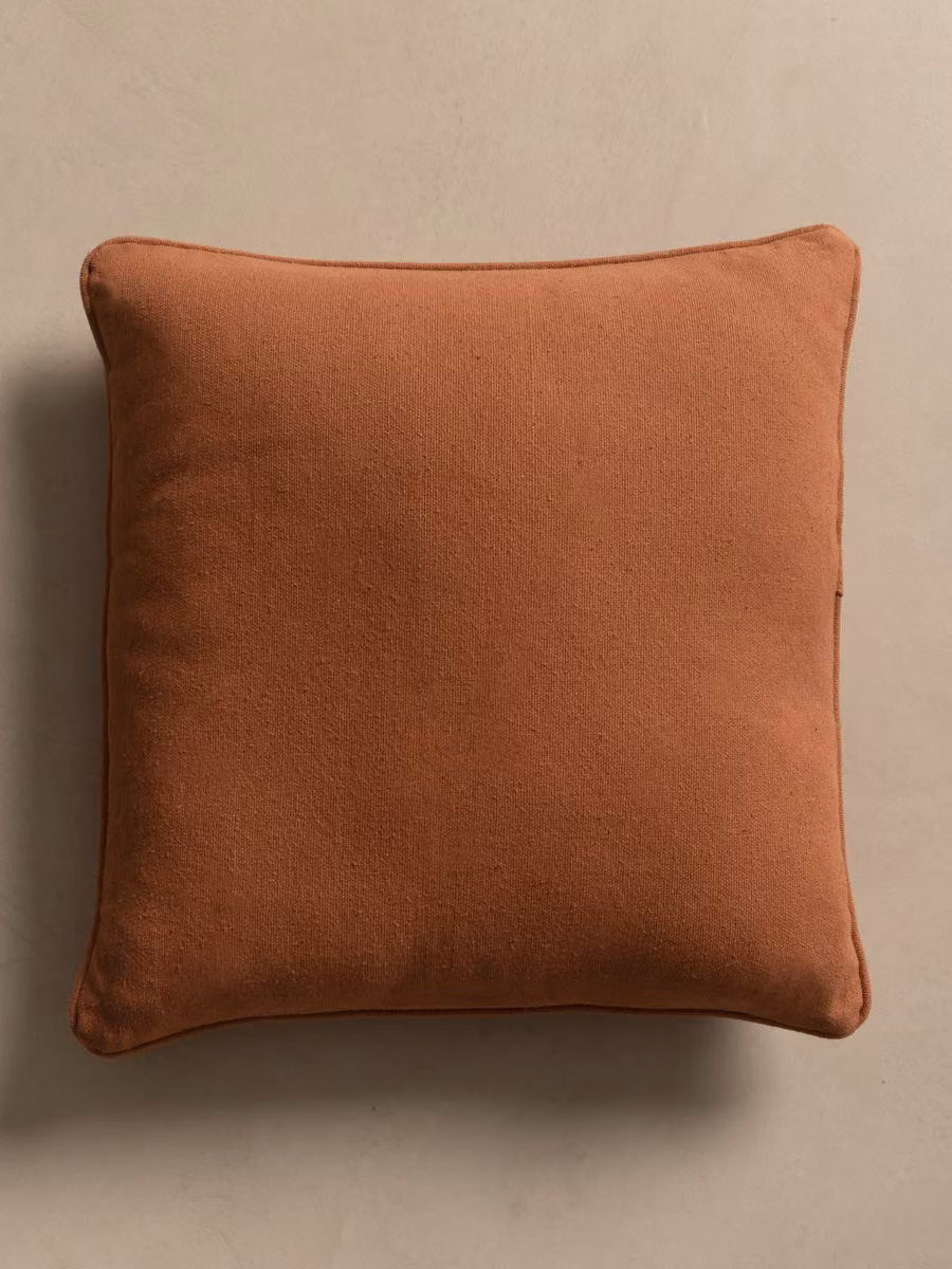 Set di 2 cuscini e plaid in cotone color terracotta Kenay Home – 2