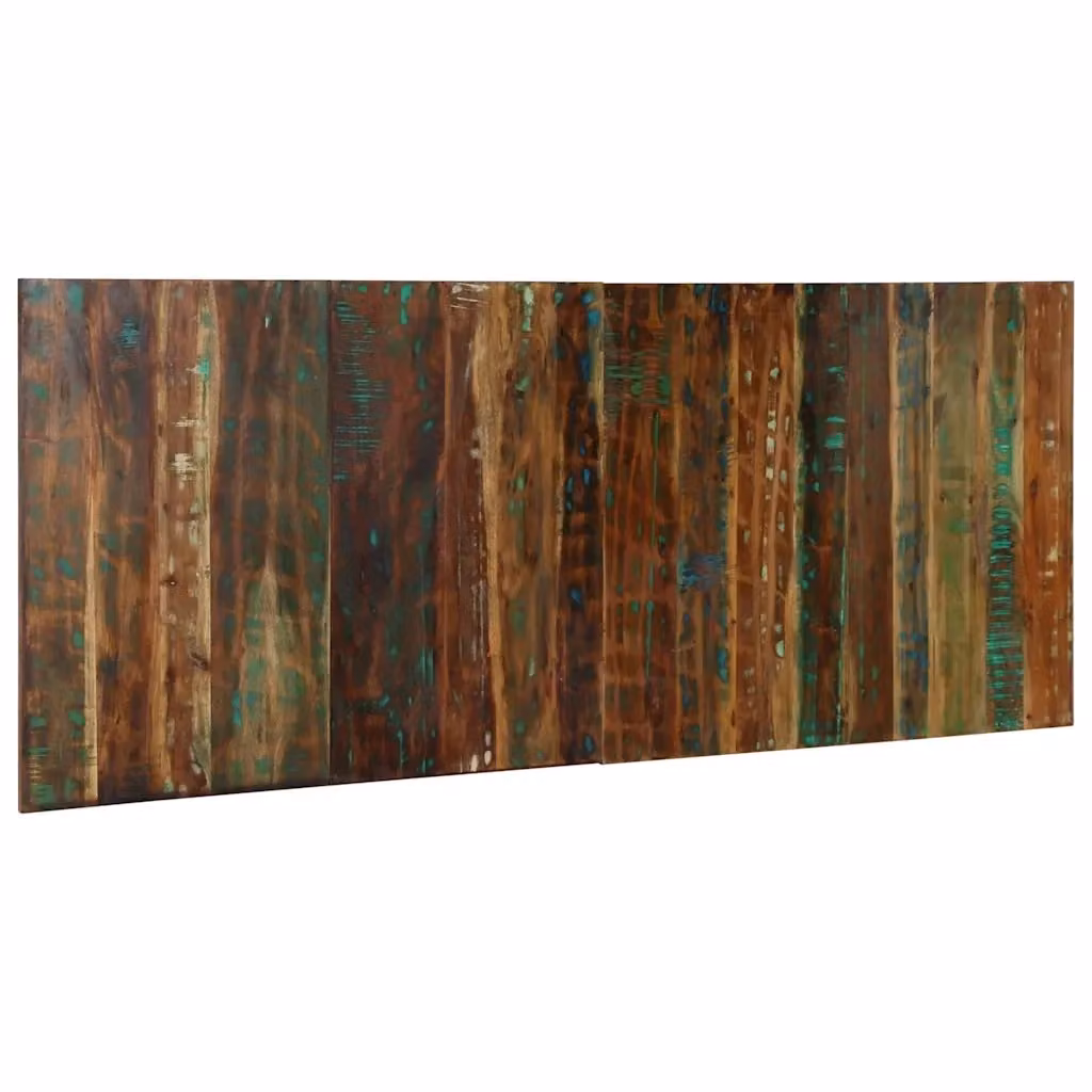 Testiera per letto in legno massello recuperato multicolore vidaXL L: 200 cm – 2