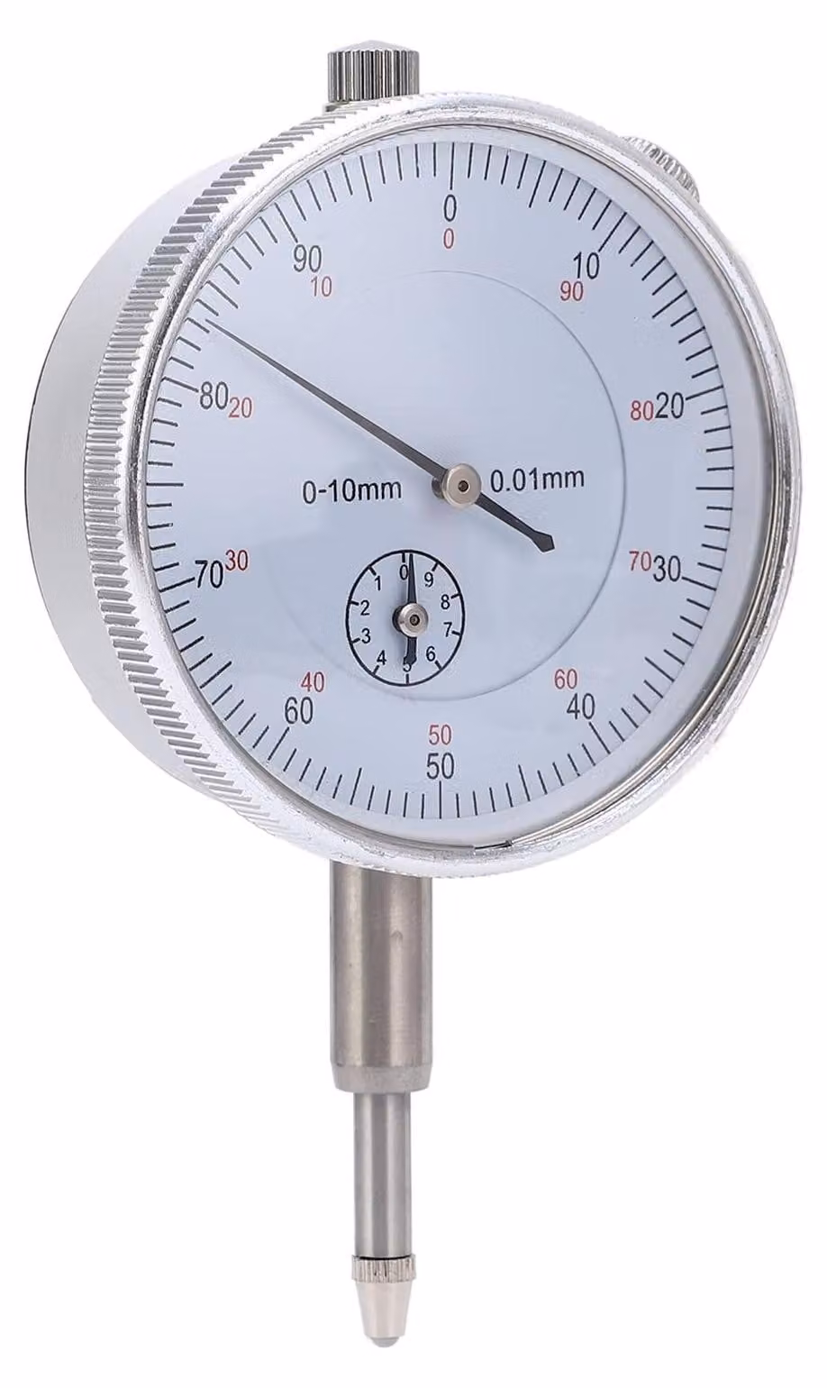 Cronometro di precisione, resistente all'usura - Comparatore meccanico - Elevata precisione - Acciaio inossidabile - Misurazioni precise - Coperchio