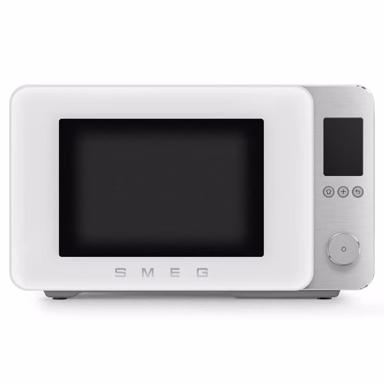Smeg Microonde con grill e funzione Air Fry, bianco con finitura opaca - MOC02WHMEU