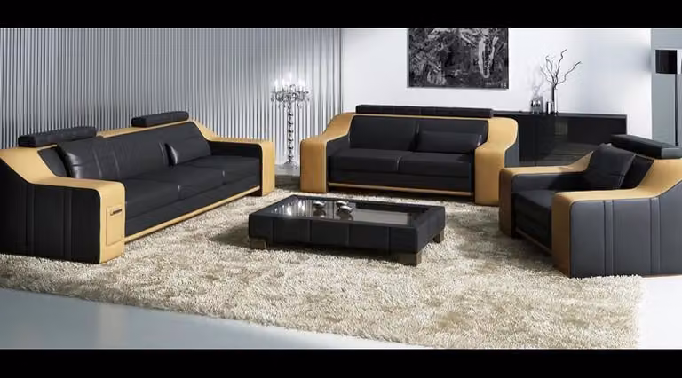 Sofa Sofagarnitur 3+2 Sitzer Set Design Polster Couch Modern Garnitur Couchen