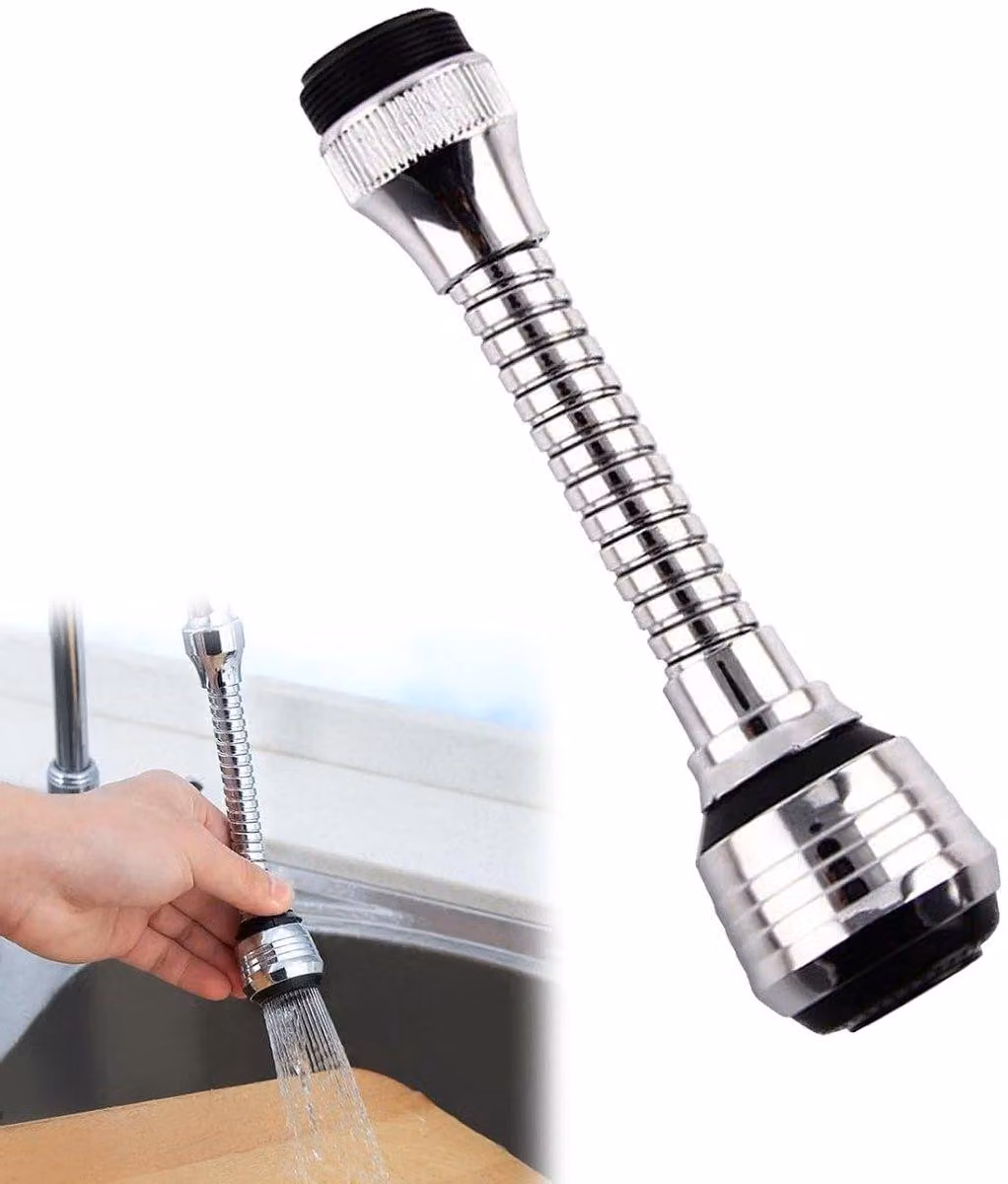 Prolunga per rubinetto da cucina, accessorio per rubinetto a risparmio idrico, rotazione a 360°, adatto per cucina e bagno