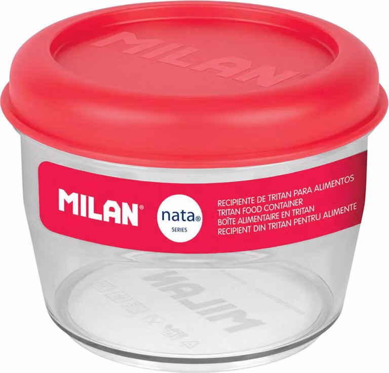 Lunch box de tritan ermetico rotondo 0,5l cream® 624 rosa