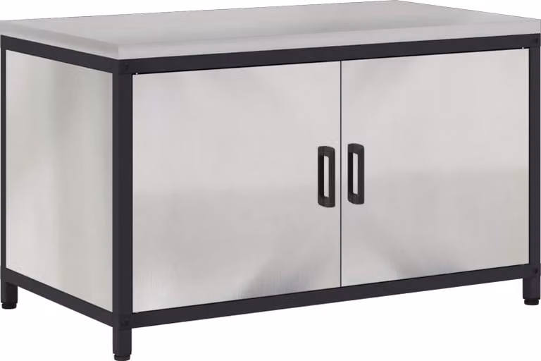 Stoccaggio in cucina HATTEM Argento 90 x 50 x 53 cm Acciaio
