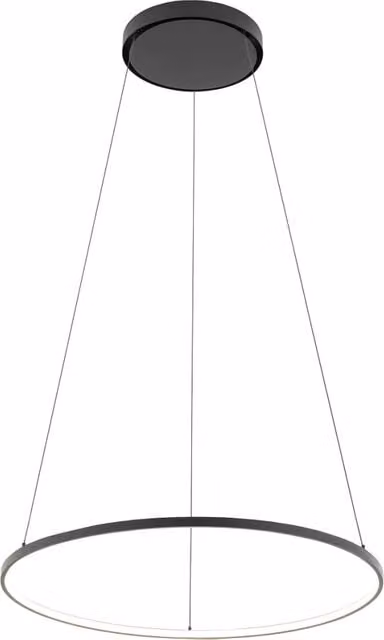 Lampada a sospensione Nowodvorski Circolo M nera LED 3000K