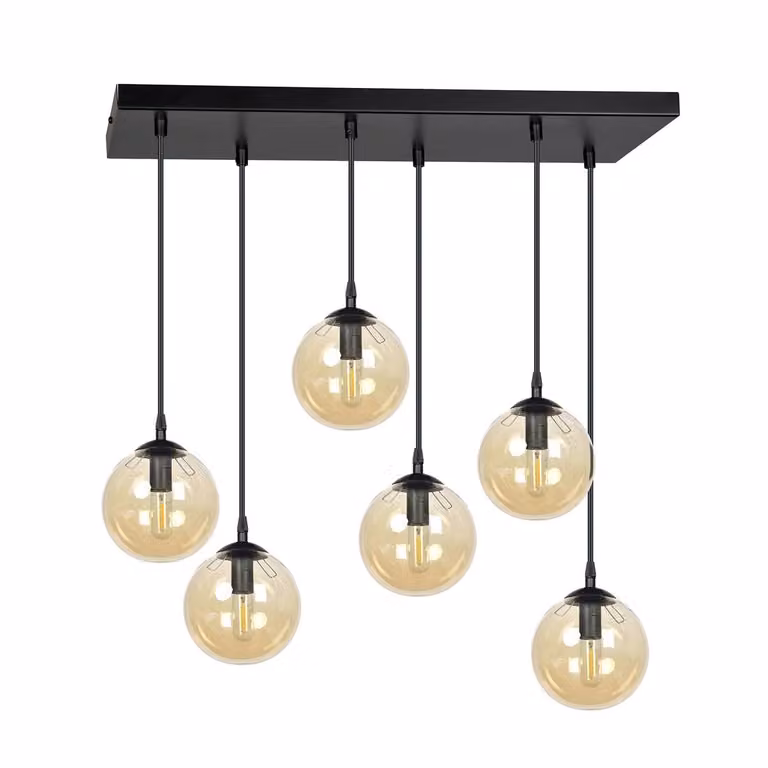 Lampadario Emibig 6xE14 40W COSMO 6 BL/Miele 713/6
