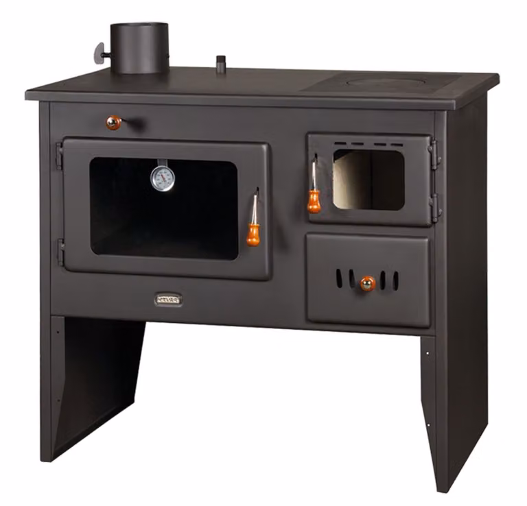 Forno da cucina ad acqua Canna fumaria del forno sinistra Prity W12 16,1kw