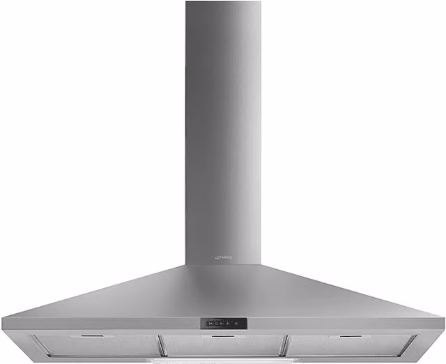 Cappa da parete Smeg KDE900EX in acciaio inox color argento