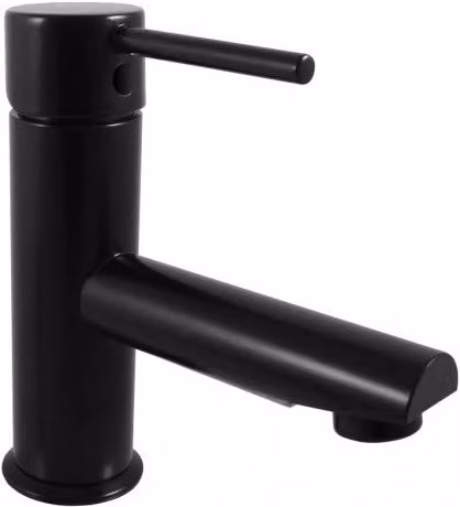 SEINA miscelatore lavabo senza sifone in ottone nero