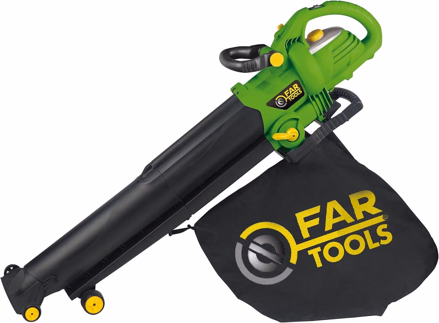 Soffiatore e aspirafoglie - 2800 W - 960 m³/h - con sacco di raccolta e spazzola di preparazione