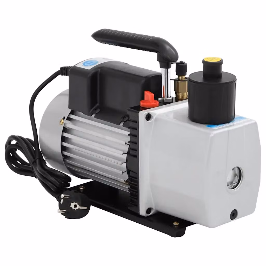 Pompa per vuoto a doppio stadio CFW2734786 in alluminio color argento con portata 50 L/min – 2