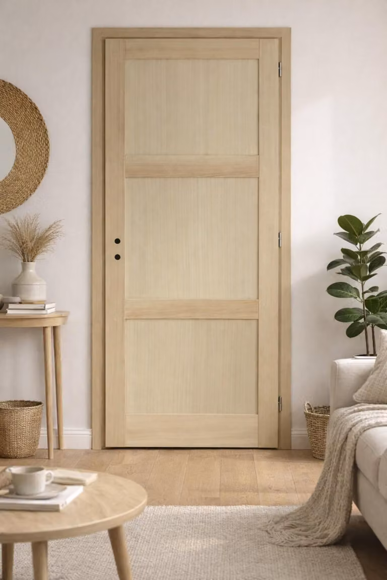 Bloc Porta 3 Ante Rivestimento in Paulownia h204xl83 Spinta a Sinistra Spedito - GD MENUSERIE