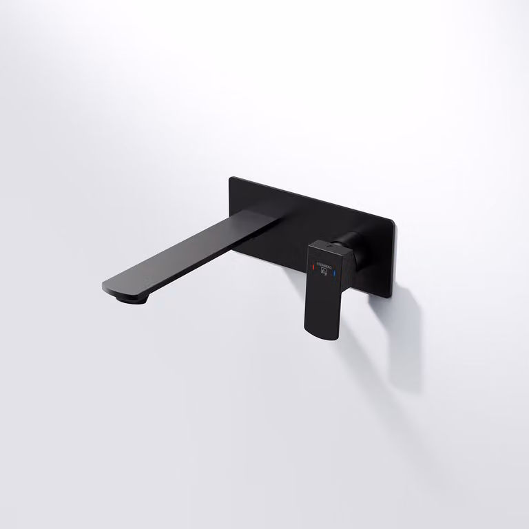 Steinberg Série 342 Mitigeur mural pour lavabo, Set de finition, saillie 220mm, 34218643S, 34218643S