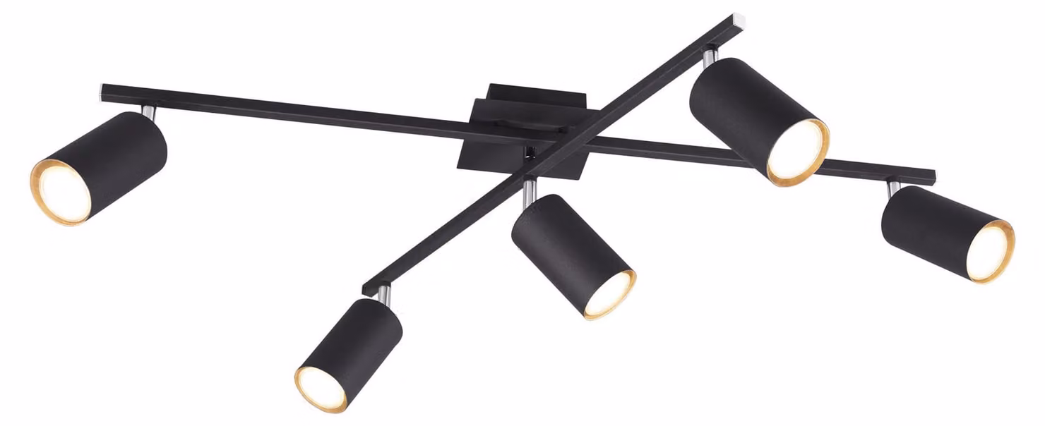 MARLEY faretto da soffitto nero Trio 612400532