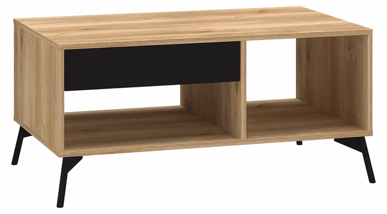 Tavolino AGIS Table 100x60cm rovere castello nero