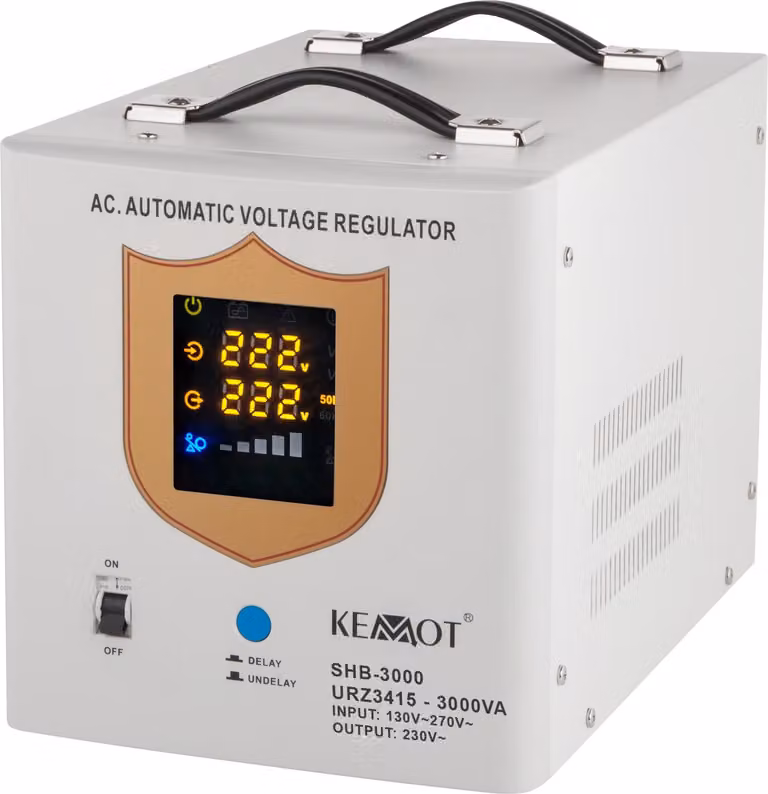 Stabilizzatore automatico di tensione KEMOT SHB-3000 monofase 230 V