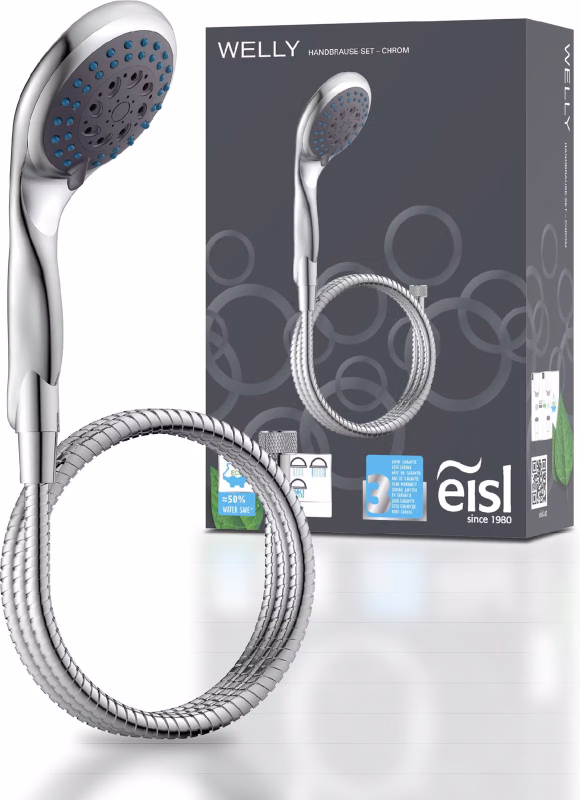 Set di maniglie per freno a mano WELLY, cromate