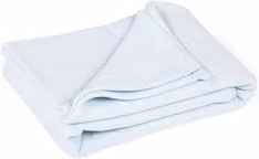 Coperta per carrozzina Italbaby in pile 100% poliestere, Azzurro, 65 x 80 cm