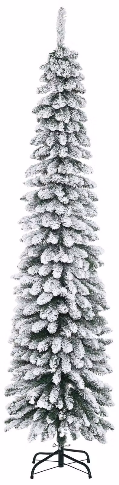 Albero di Natale Artificiale Innevato 210 cm 490 Rami a 3 Sezioni Verde