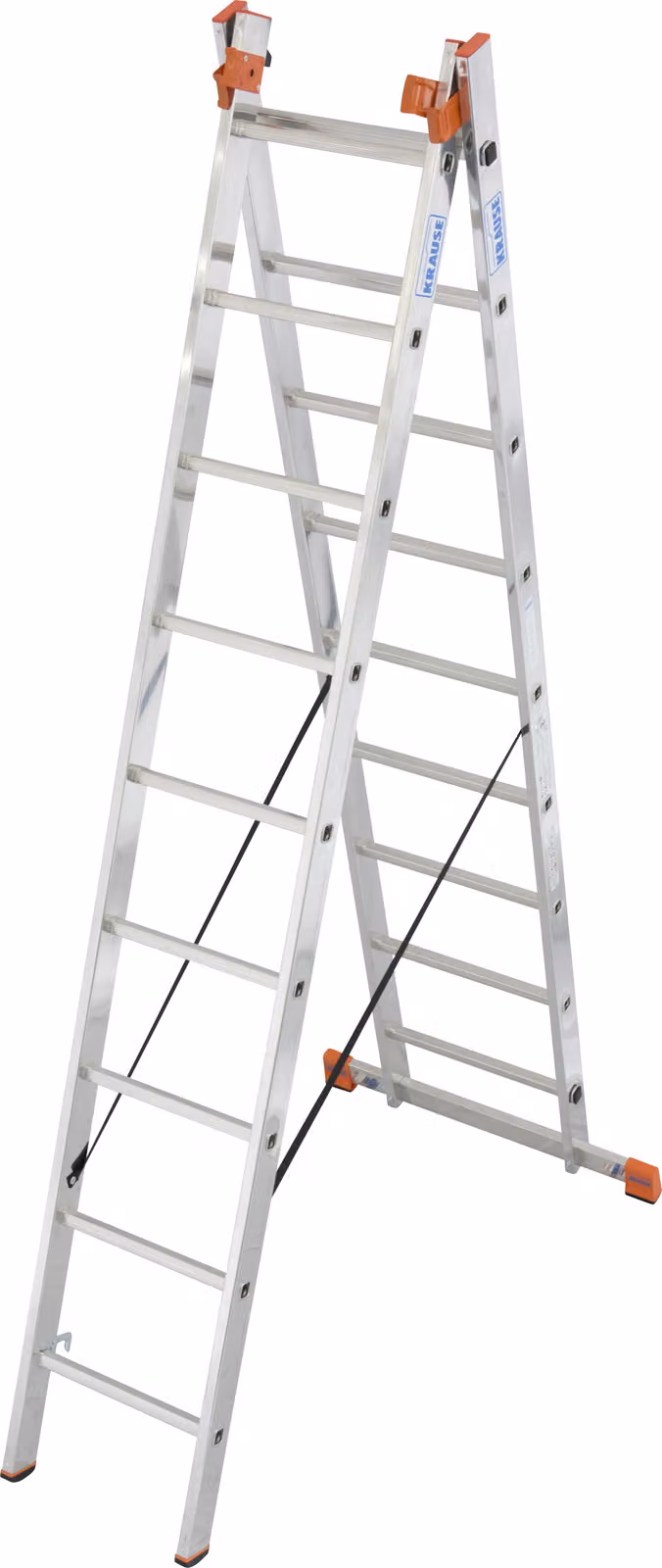 KRAUSE 129673 Spr.Vielzweckleiter 3teil 3x9