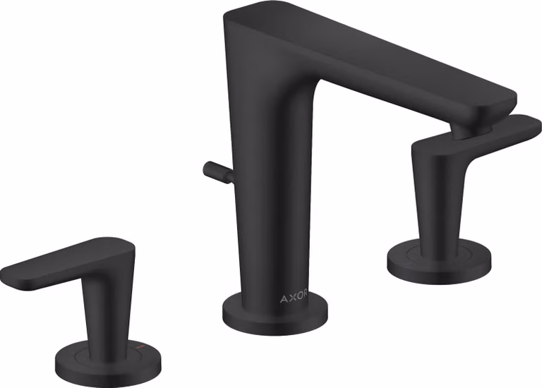 hansgrohe AXOR Citterio C robinetterie de lavabo 3 trous 125, avec vidage à tirette, 49060670, 49060670