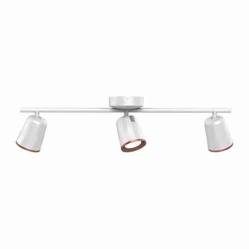 Faretto LED da Muro Triplo 18W con Testa Orientabile Colore Bianco 3000K IP20