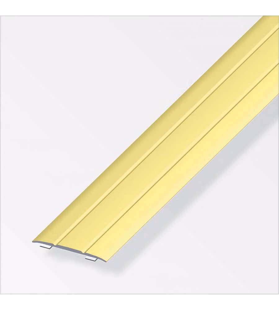 Profili  Raccordo Autoadesivo 37X2,5 Alluminio Ottone 1Metro