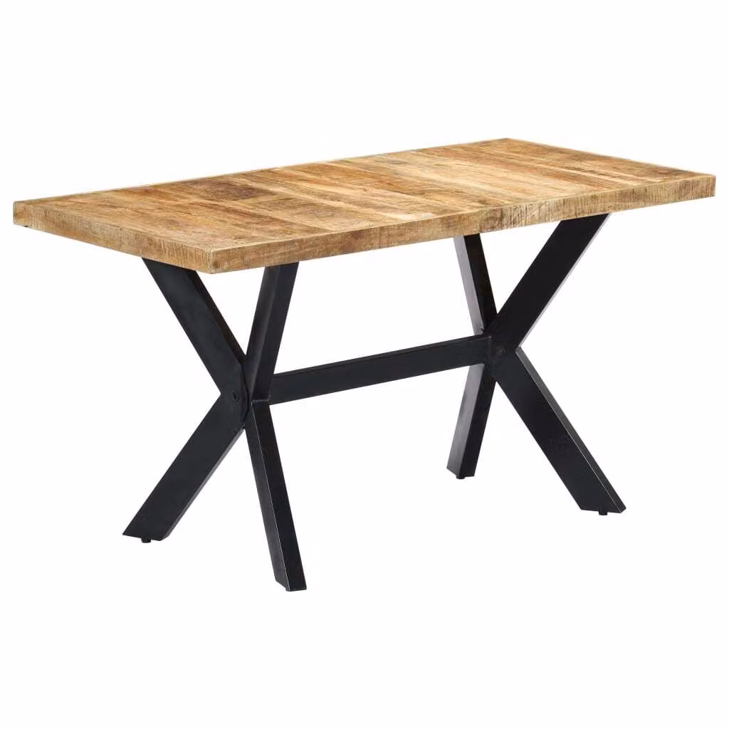 Maison Exclusive - Tavolo da pranzo 140x70x75 cm in legno di mango grezzo