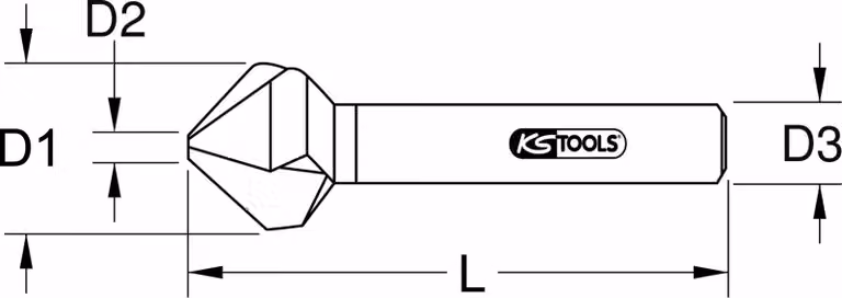 KS Tools 336.0112 Punta per sbavare Punta per sbavare 1 pz