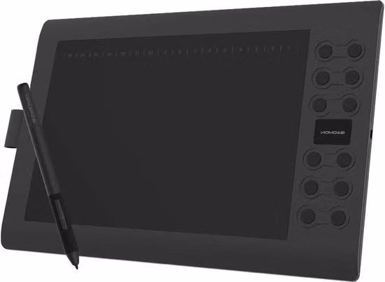 Tablet Grafica XP-Pen con 8192 Livelli di Pressione e Supporto Tilt, Penna Senza Batteria, Colore Nero, Compatibile con Windows, Mac e Android
